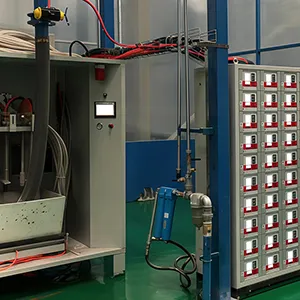 Fully Automatic Powder Coating System for a Large Aluminum Profile Production Base in Asia