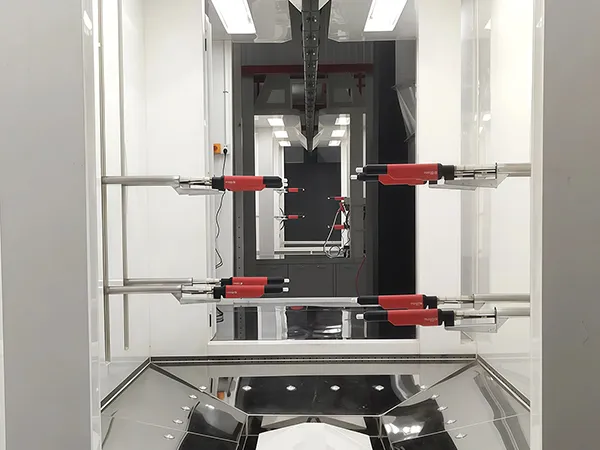 Automatic Powder Coating Case for a Large Automotive Parts Manufacturer