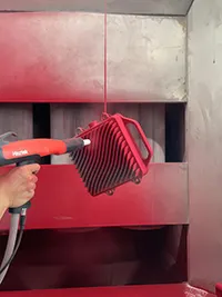 Powder Coating of Radiators